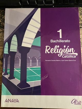 Libro Religión 1 bachillerato
