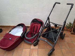 Carrello per bebè Chicco Trio Love+navicella