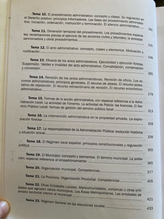 Temario oposiciones administrativos