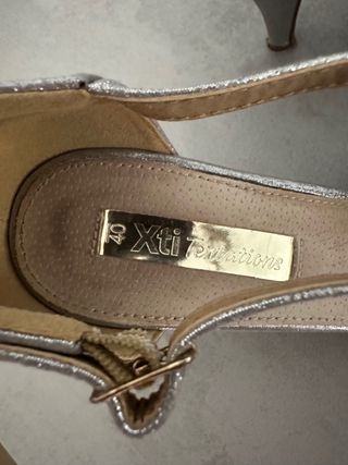 Sandalias fiesta plateadas