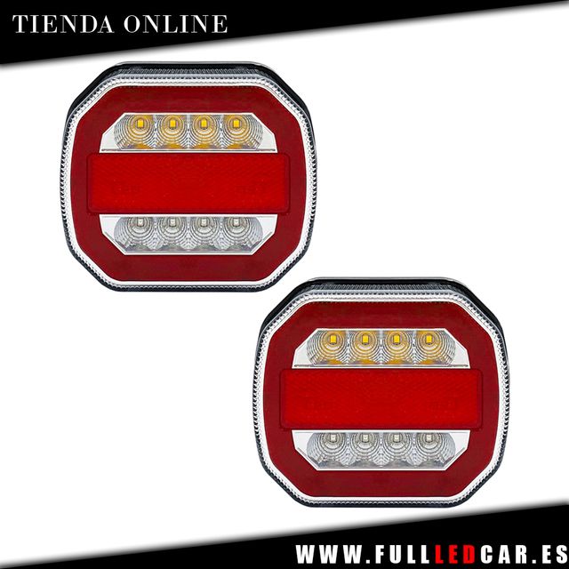PILOTOS LED NEON TRES FUNCIONES CON LUZ MATRICULA