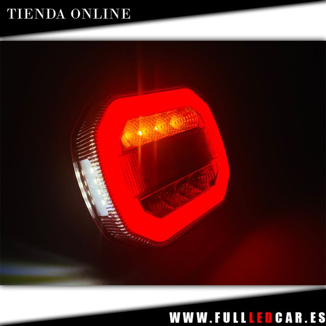 PILOTOS LED NEON TRES FUNCIONES CON LUZ MATRICULA