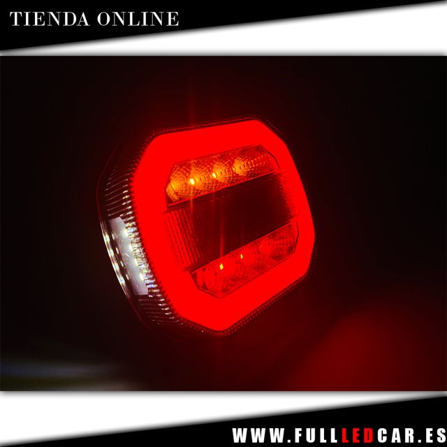 PILOTOS LED NEON TRES FUNCIONES CON LUZ MATRICULA