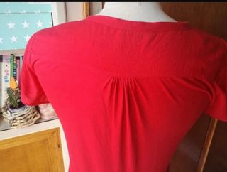 Blusa roja Massimo Dutti