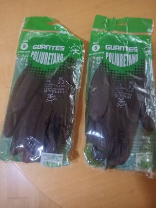 2 juegos de 2 Guantes de trabajo
