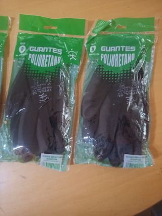 2 juegos de 2 Guantes de trabajo