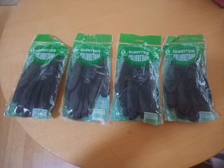 2 juegos de 2 Guantes de trabajo
