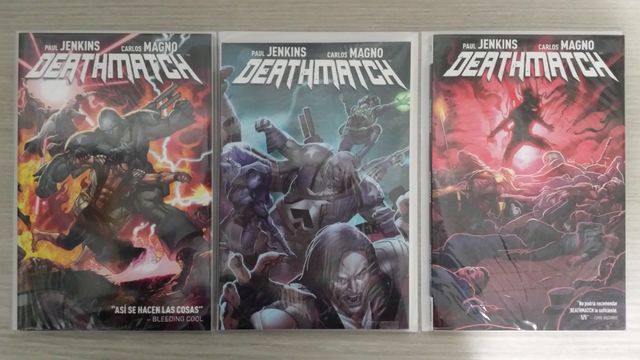 DEATHMATCH PAUL JENKINS COMPLETA 1+2+3 RÚSTICA