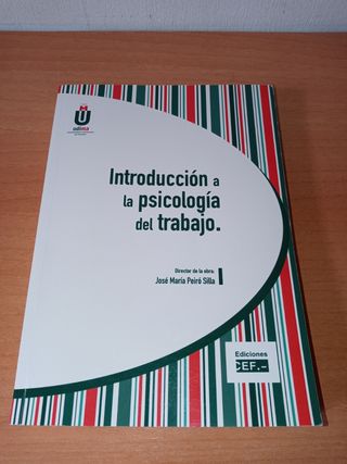 Introducción a la psicologia del trabajo.
