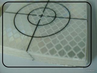 Dianas reflectantes de 30x30 mm (20 unidades)