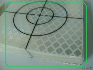 Dianas reflectantes 50x50 mm (20 unidades)