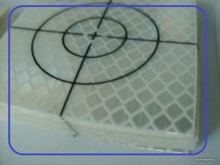 Dianas reflectantes de 60x60 mm (20 unidades)