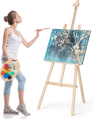 NUEVO Caballete madera para pintura 3 patas 168cm