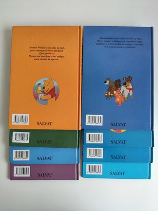 8 Libros disney, club del libro. Salvat