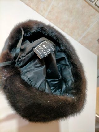 Gorro ruso natural