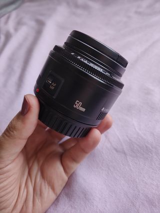 Objetiva Canon 50mm 1:1.8 II