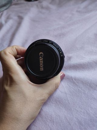 Objetiva Canon 50mm 1:1.8 II