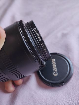 Objetiva Canon 50mm 1:1.8 II