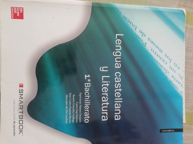 Libro de lengua y literatura primero bac