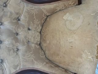 sillas de madera y tela