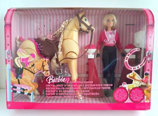 Barbie Amazona y su caballo saltador Tawny