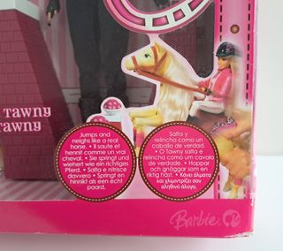 Barbie Amazona y su caballo saltador Tawny