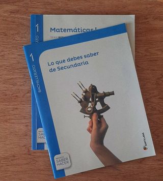Matemáticas 1°BAC Santillana