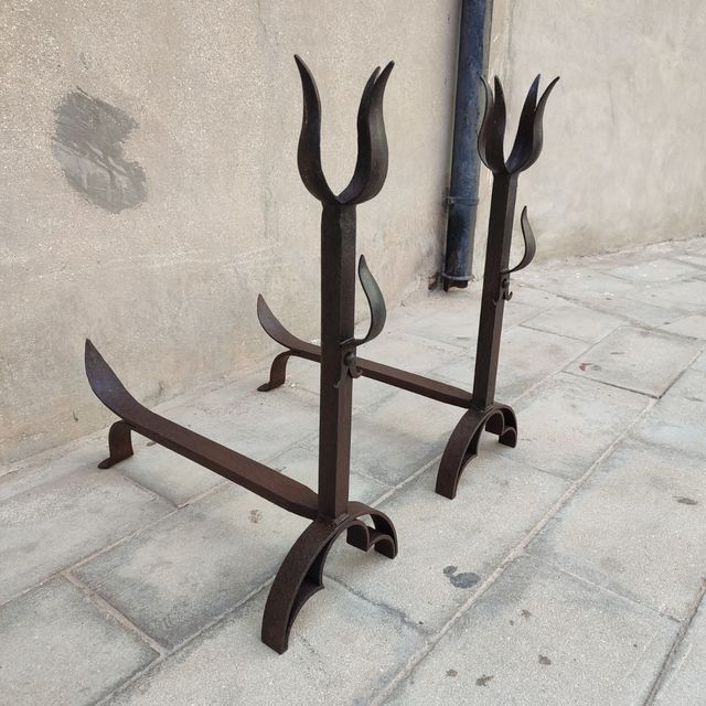 Morillos antiguos franceses góticos pareja