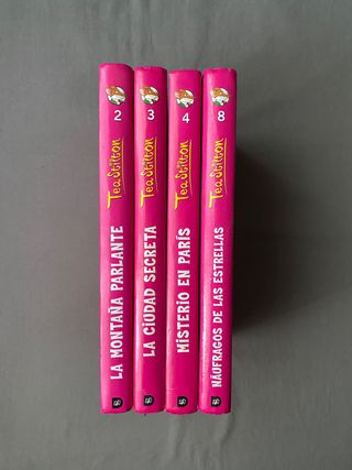 PACK 4 LIBROS TEA STILTON