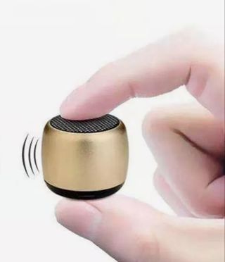 Mini altavoz bluetooth azul