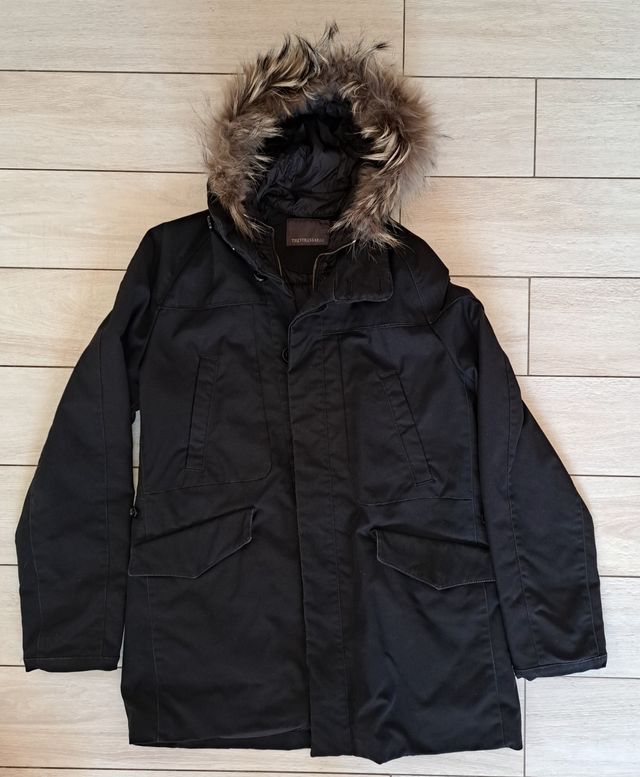 Parka Trussardi nero, taglia IT50