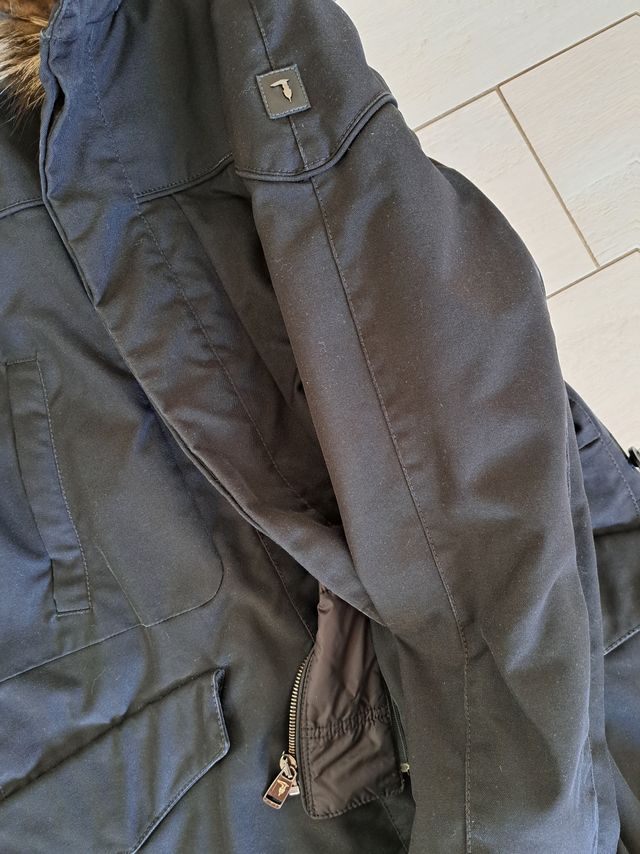 Parka Trussardi nero, taglia IT50