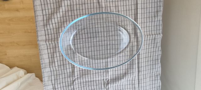 Fuente horno cristal ovalada