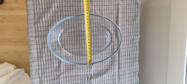 Fuente horno cristal ovalada