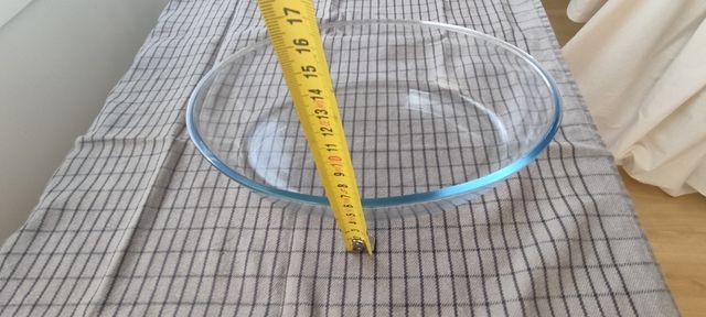 Fuente horno cristal ovalada