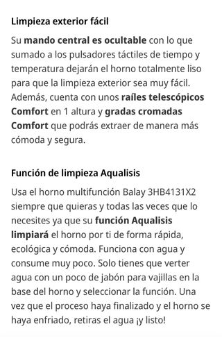 horno multifuncion balay