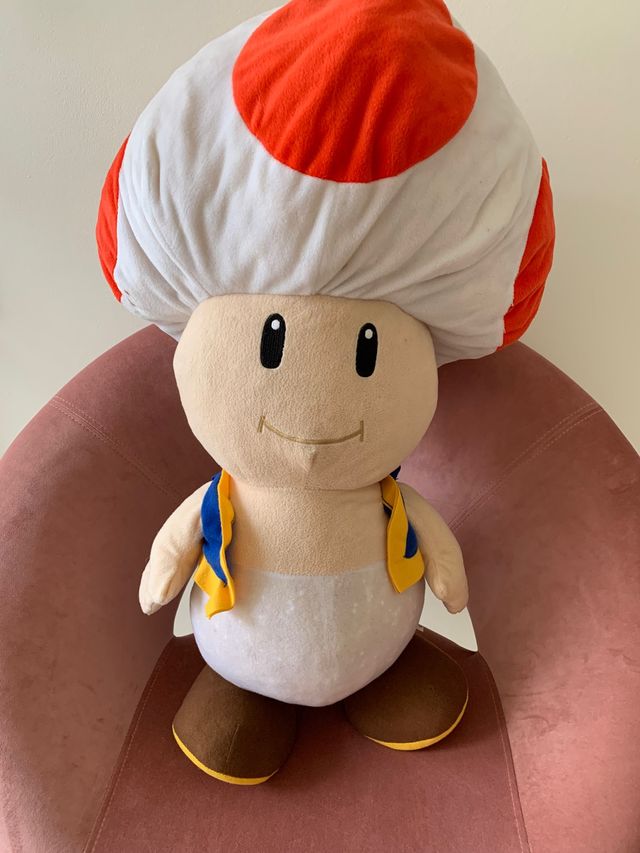 Peluche funghetto gigante Super Mario