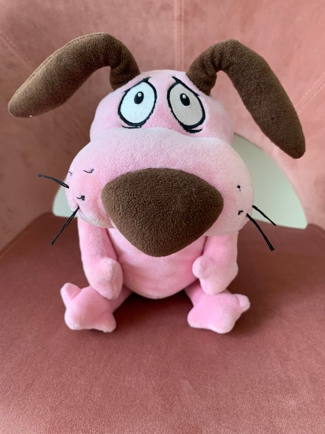 Peluche leone il cane fifone