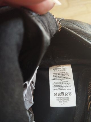 Mochila de cuero