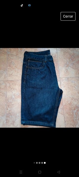 Pantalon corto bermuda vaquera hombre #Bershka 46