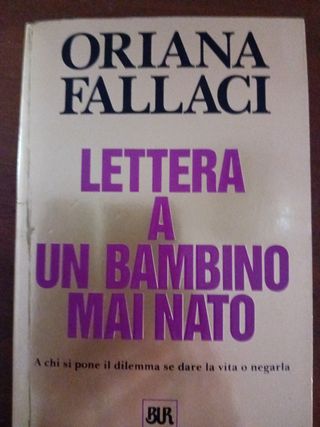 Lettera a un bambino mai nato 