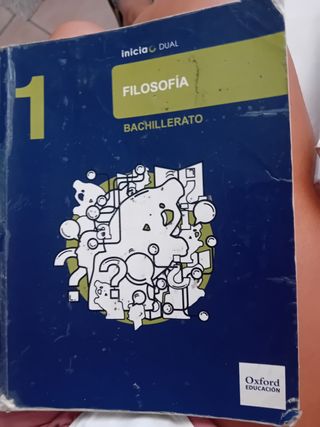 Libro de primero de bachiller filosofía oxford