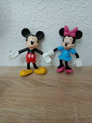 Colección Disney figuras Mickey Mouse y Minnie 