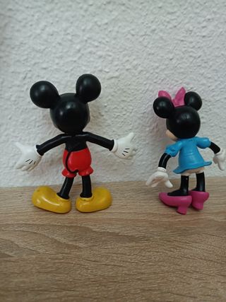 Colección Disney figuras Mickey Mouse y Minnie 