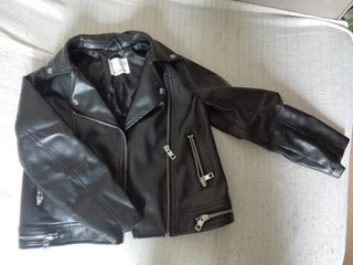 Cazadora cuero Zara niña