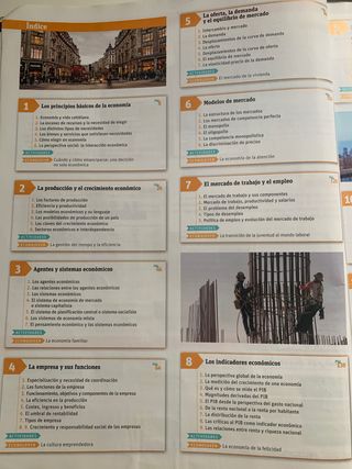 Libro Economía 1º Bachillerato sm