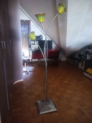 Lampara artesanal de acero