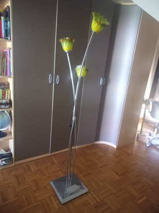 Lampara artesanal de acero