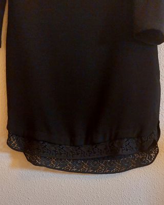 Vestido negro Mássimo Dutti
