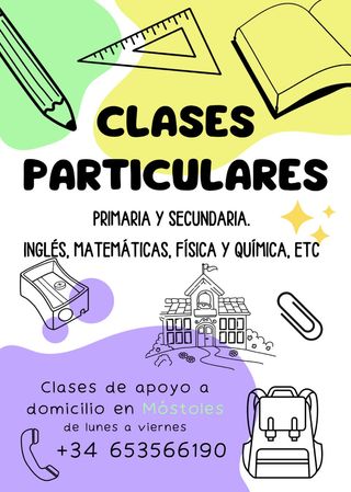 Clases particulares de apoyo